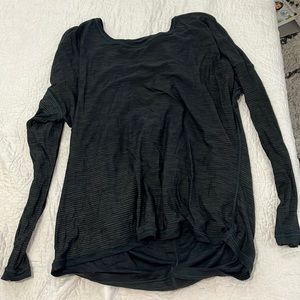 Lululemon open back long sleeve